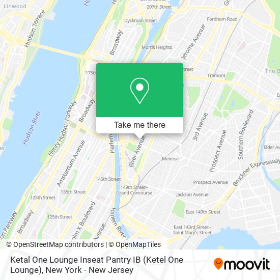 Ketal One Lounge Inseat Pantry IB (Ketel One Lounge) map