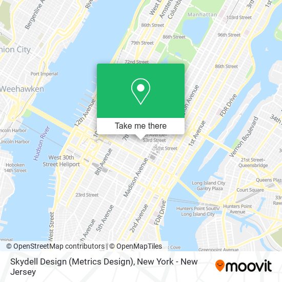 Skydell Design (Metrics Design) map