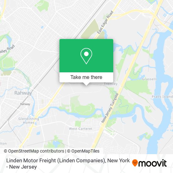 Mapa de Linden Motor Freight (Linden Companies)