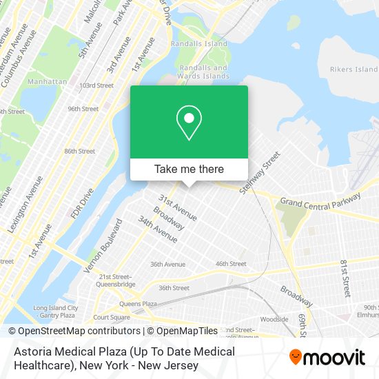 Astoria Medical Plaza (Up To Date Medical Healthcare) map