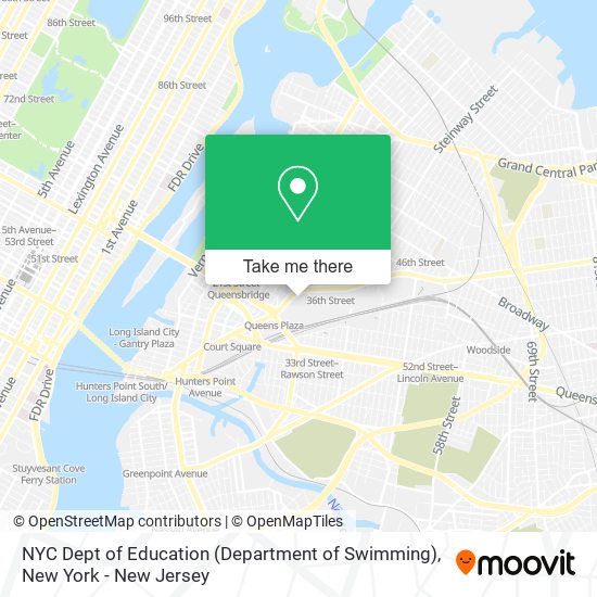 NYC Dept of Education (Department of Swimming) map