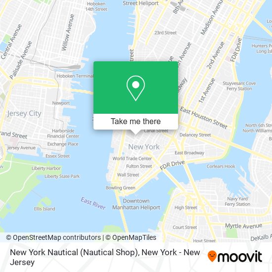 Mapa de New York Nautical (Nautical Shop)