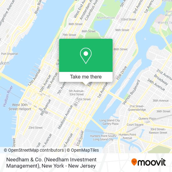 Needham & Co. (Needham Investment Management) map