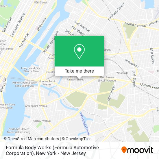 Mapa de Formula Body Works (Formula Automotive Corporation)