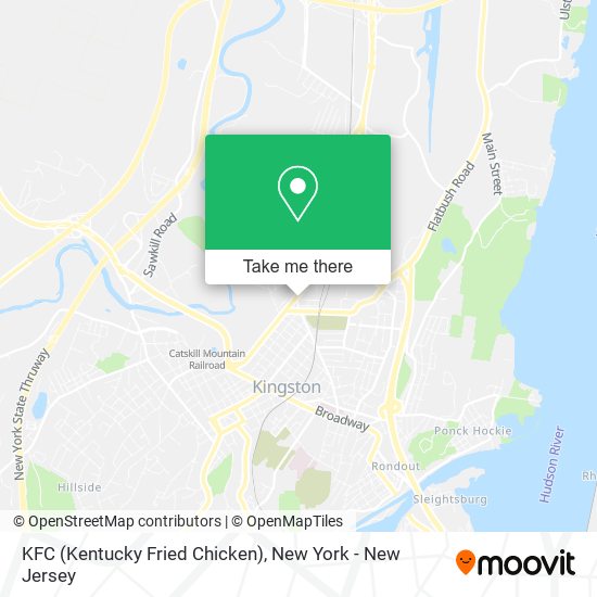 KFC (Kentucky Fried Chicken) map