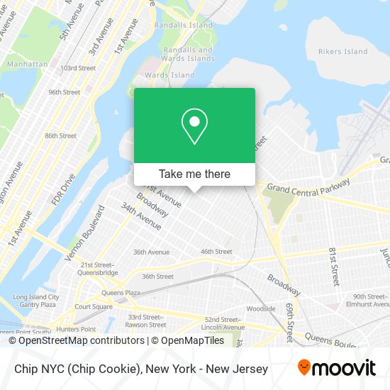 Mapa de Chip NYC (Chip Cookie)