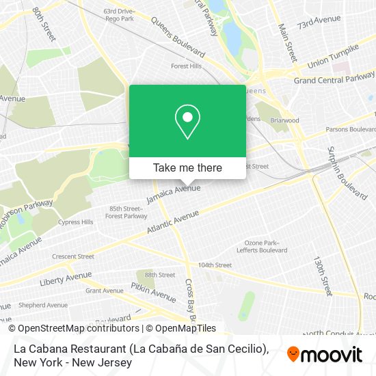 La Cabana Restaurant (La Cabaña de San Cecilio) map