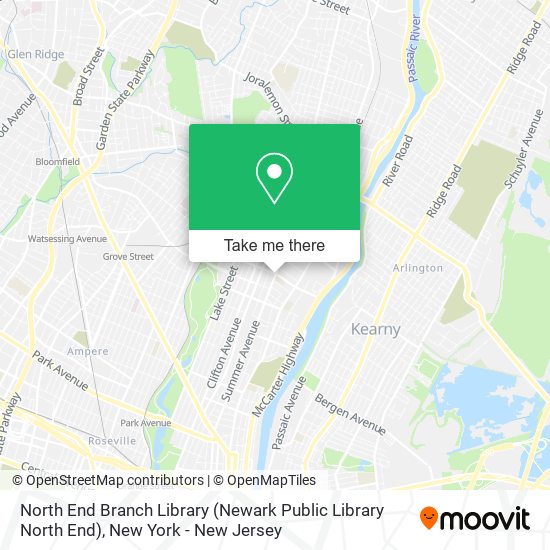 North End Branch Library (Newark Public Library North End) map