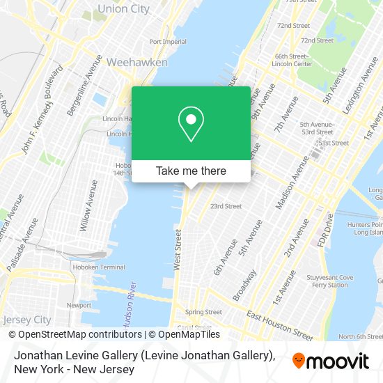 Mapa de Jonathan Levine Gallery
