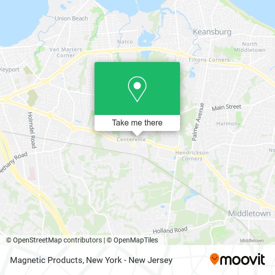Magnetic Products map