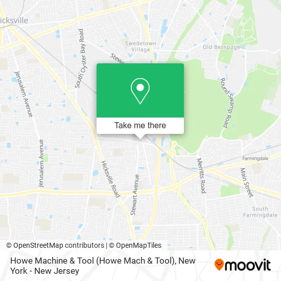 Howe Machine & Tool (Howe Mach & Tool) map