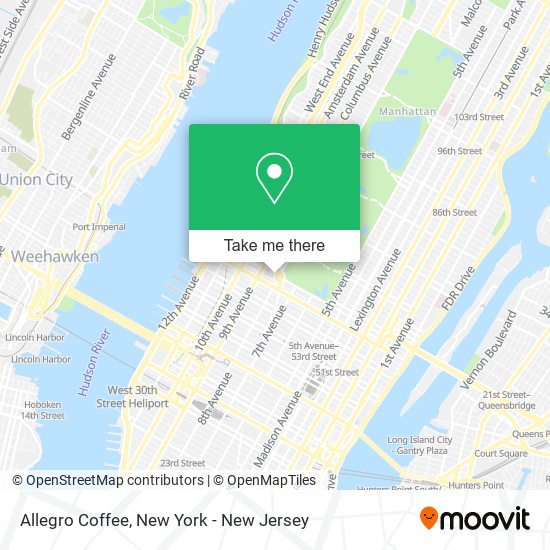 Mapa de Allegro Coffee