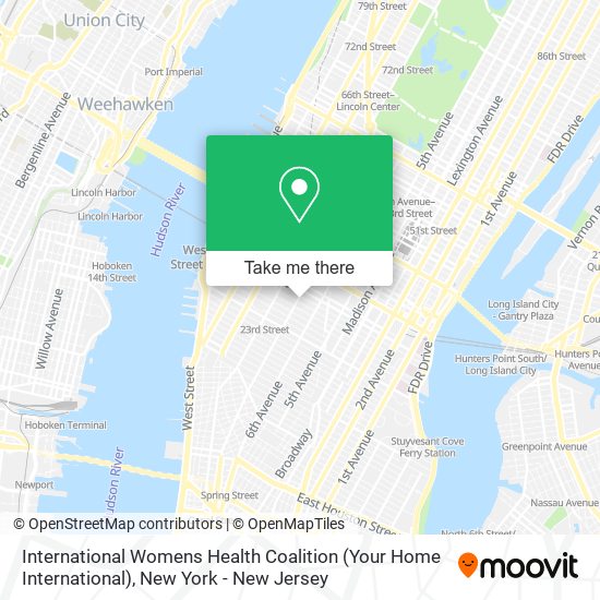 International Womens Health Coalition (Your Home International) map