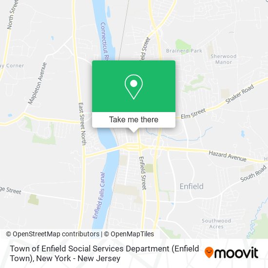 Mapa de Town of Enfield Social Services Department (Enfield Town)