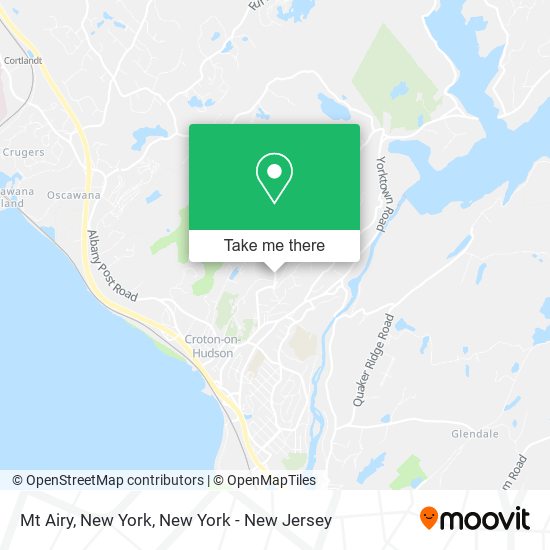 Mapa de Mt Airy, New York