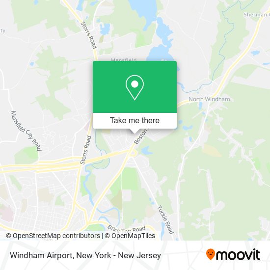 Windham Airport map