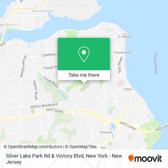 Silver Lake Park Rd & Victory Blvd map
