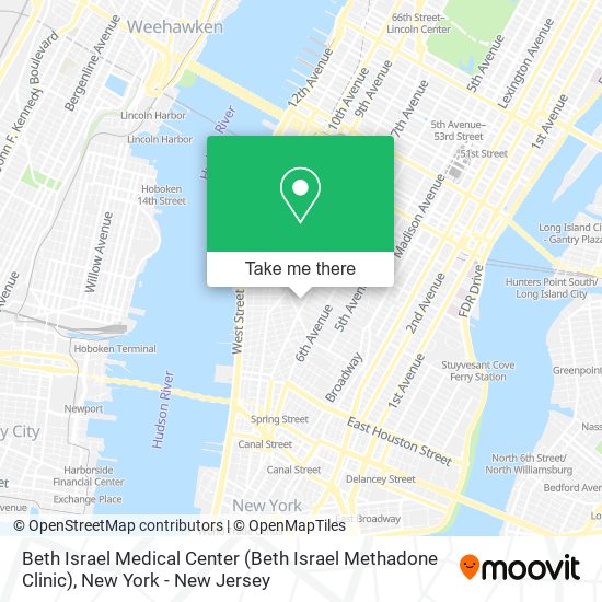 Beth Israel Medical Center (Beth Israel Methadone Clinic) map
