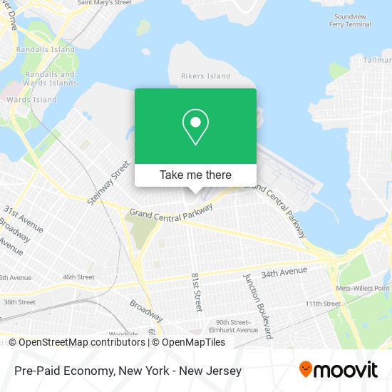 Pre-Paid Economy map