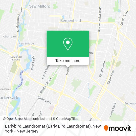 Mapa de Earlybird Laundromat (Early Bird Laundromat)