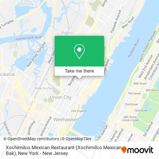 Xochimilco Mexican Restaurant (Xochimilco Mexican Bak) map