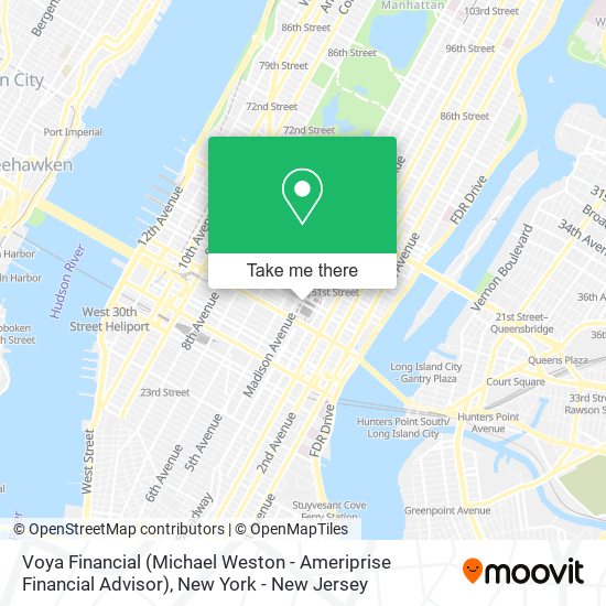 Mapa de Voya Financial (Michael Weston - Ameriprise Financial Advisor)