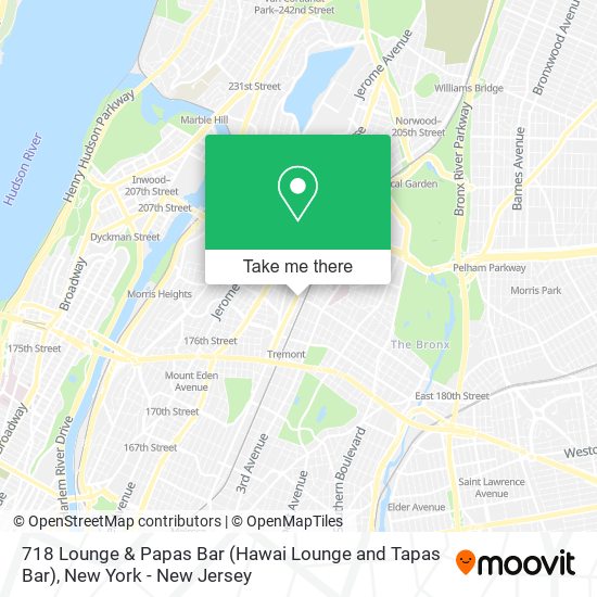 Mapa de 718 Lounge & Papas Bar (Hawai Lounge and Tapas Bar)