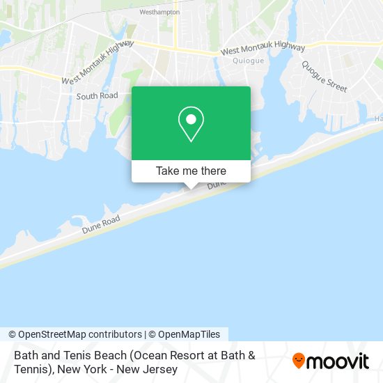 Bath and Tenis Beach (Ocean Resort at Bath & Tennis) map