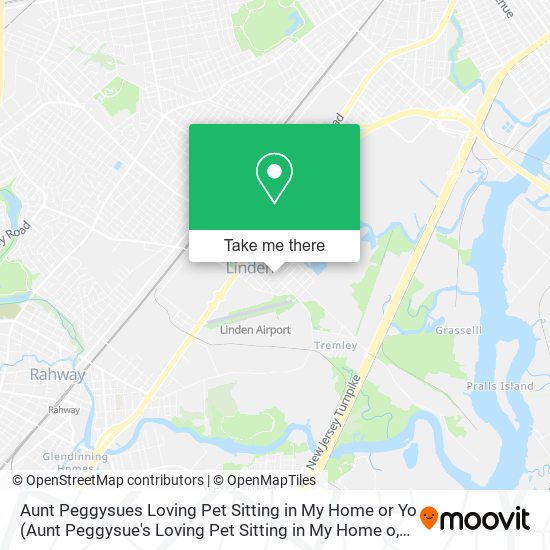 Aunt Peggysues Loving Pet Sitting in My Home or Yo map