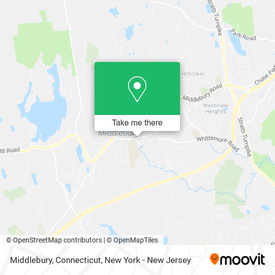 Mapa de Middlebury, Connecticut