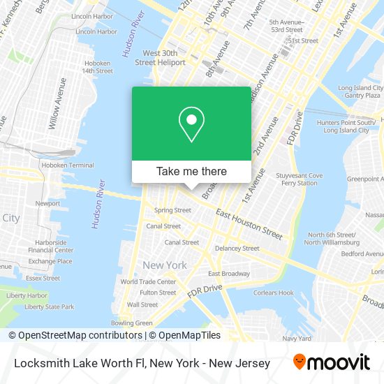 Mapa de Locksmith Lake Worth Fl