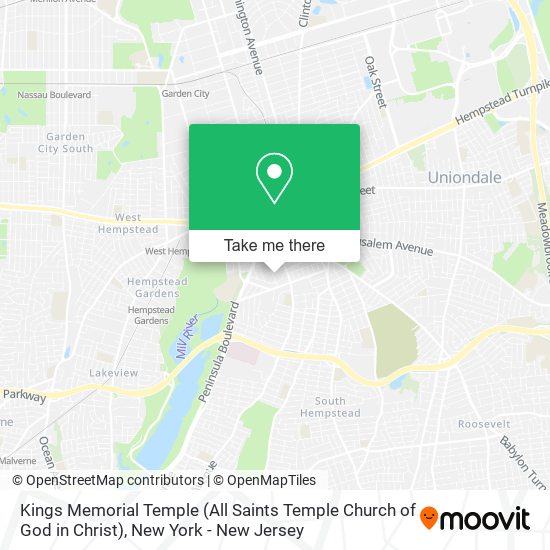 Mapa de Kings Memorial Temple (All Saints Temple Church of God in Christ)