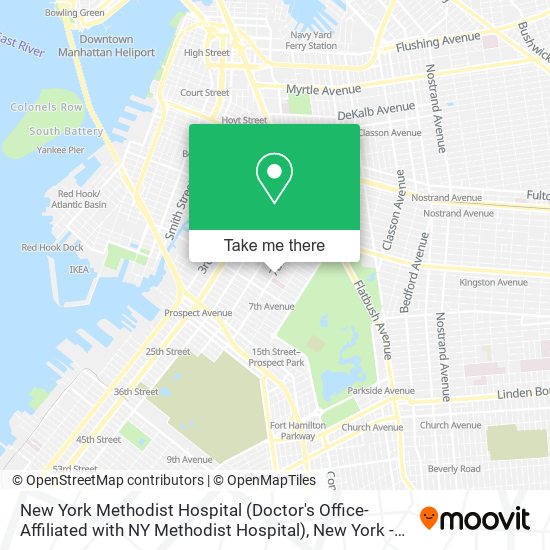 Mapa de New York Methodist Hospital (Doctor's Office-Affiliated with NY Methodist Hospital)