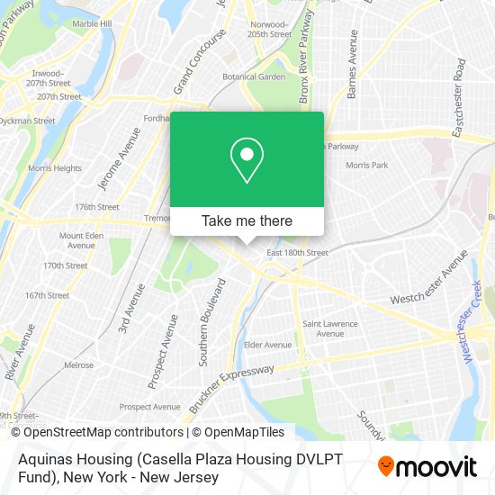 Mapa de Aquinas Housing (Casella Plaza Housing DVLPT Fund)