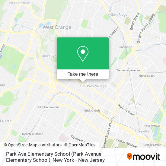 Mapa de Park Ave Elementary School