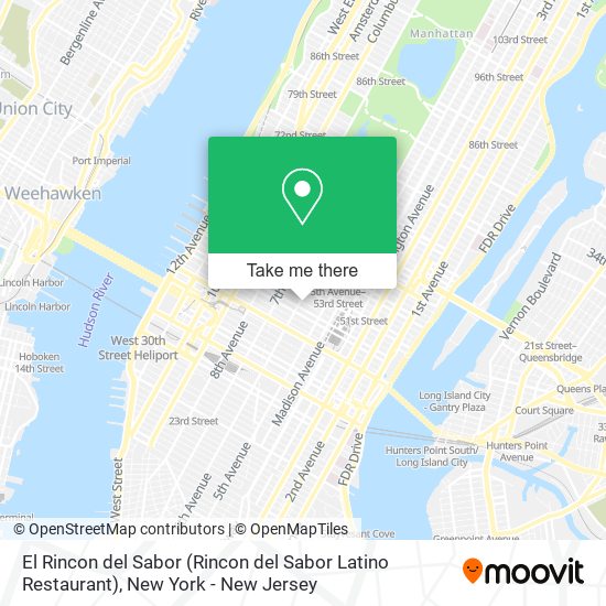 El Rincon del Sabor (Rincon del Sabor Latino Restaurant) map