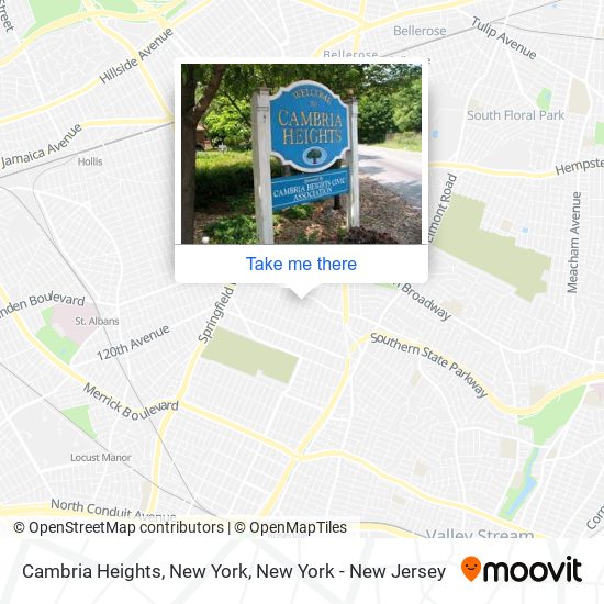 Mapa de Cambria Heights, New York