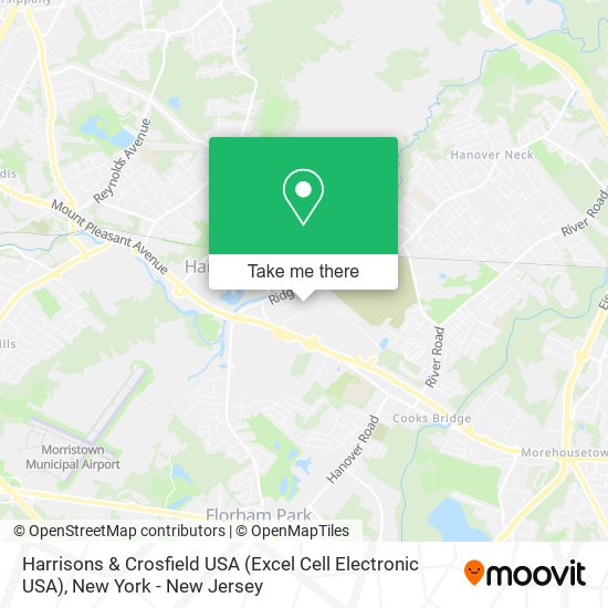 Harrisons & Crosfield USA (Excel Cell Electronic USA) map