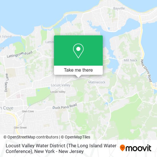 Locust Valley Water District (The Long Island Water Conference) map