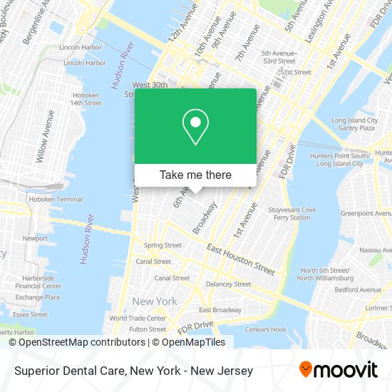 Superior Dental Care map
