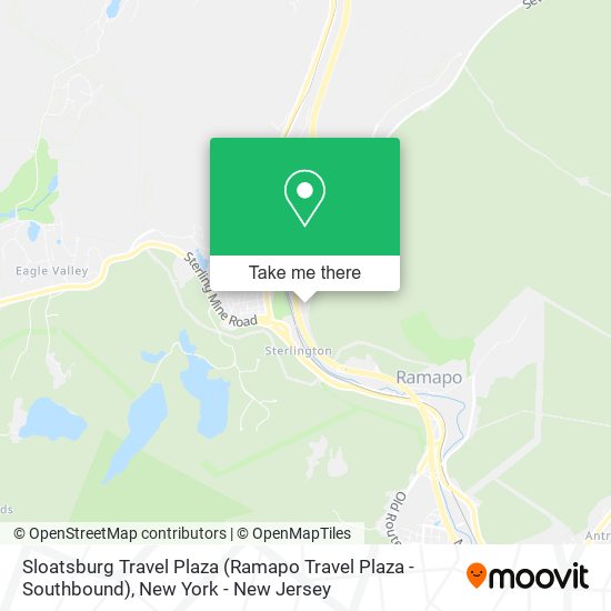 Mapa de Sloatsburg Travel Plaza (Ramapo Travel Plaza - Southbound)