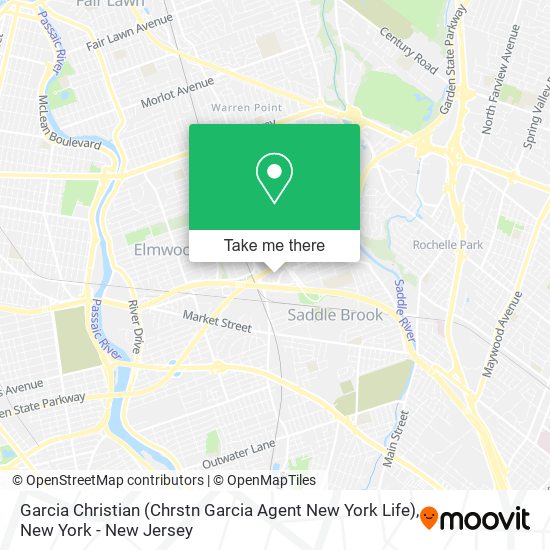 Garcia Christian (Chrstn Garcia Agent New York Life) map