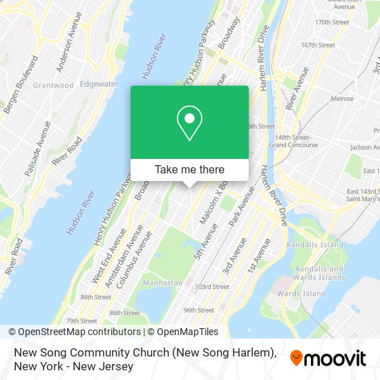 New Song Community Church (New Song Harlem) map