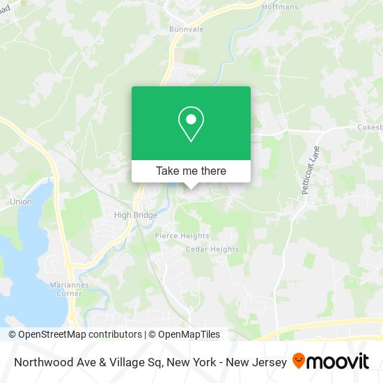 Northwood Ave & Village Sq map