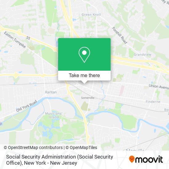 Mapa de Social Security Administration (Social Security Office)