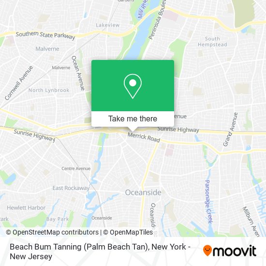 Beach Bum Tanning (Palm Beach Tan) map