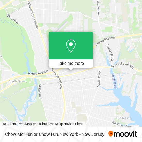 Mapa de Chow Mei Fun or Chow Fun