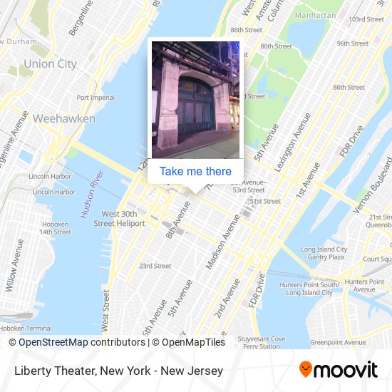 Mapa de Liberty Theater