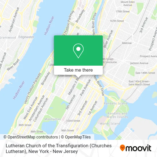 Lutheran Church of the Transfiguration (Churches Lutheran) map