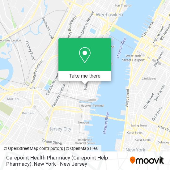 Mapa de Carepoint Health Pharmacy (Carepoint Help Pharmacy)